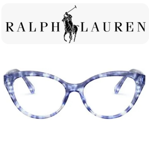 NWT RX-ABLE RALPH LAUREN EYEGLASS FRAMES RA7116 Blue tortoise - Picture 1 of 12